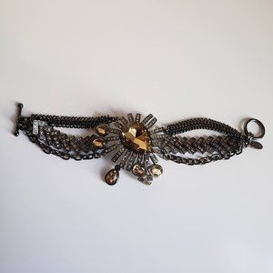 Ann Taylor Crystal Statement Bracelet